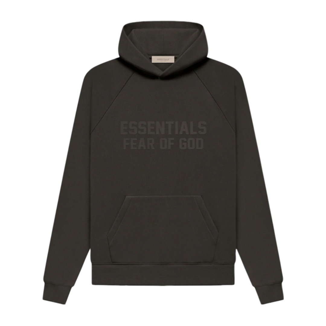 "ESSENTIALS" Hoodie Off Black (FW22)