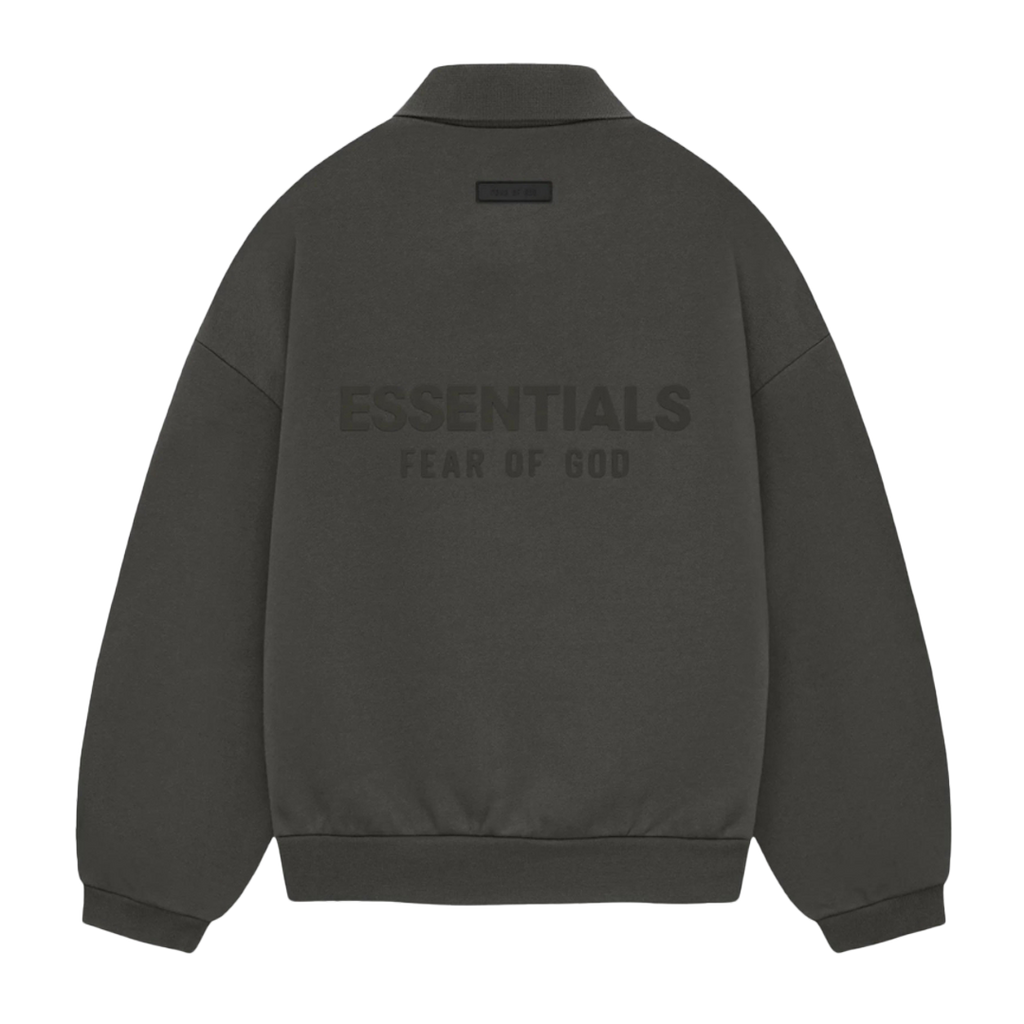 "ESSENTIALS" Long Sleeve Polo Ink (SP24)