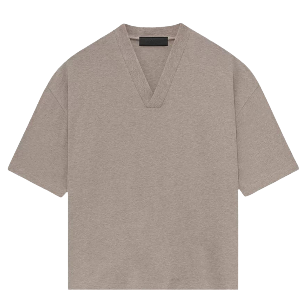 "ESSENTIALS" T-shirt V-Neck Core Heather (FW23)
