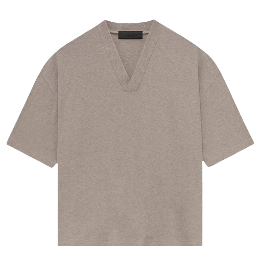 "ESSENTIALS" T-shirt V-Neck Core Heather (FW23)