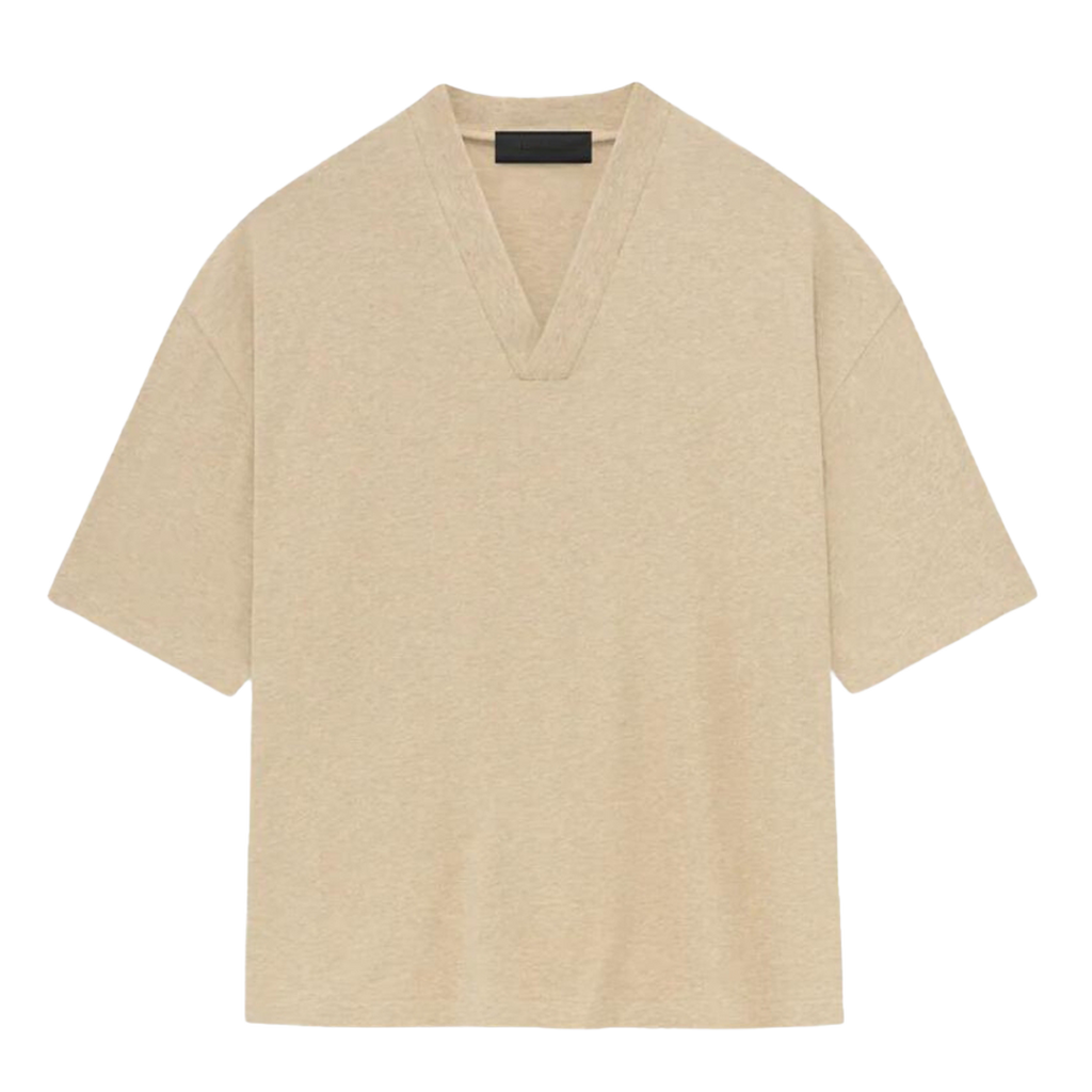 "ESSENTIALS" T-Shirt V-Neck Gold Heather (FW23)