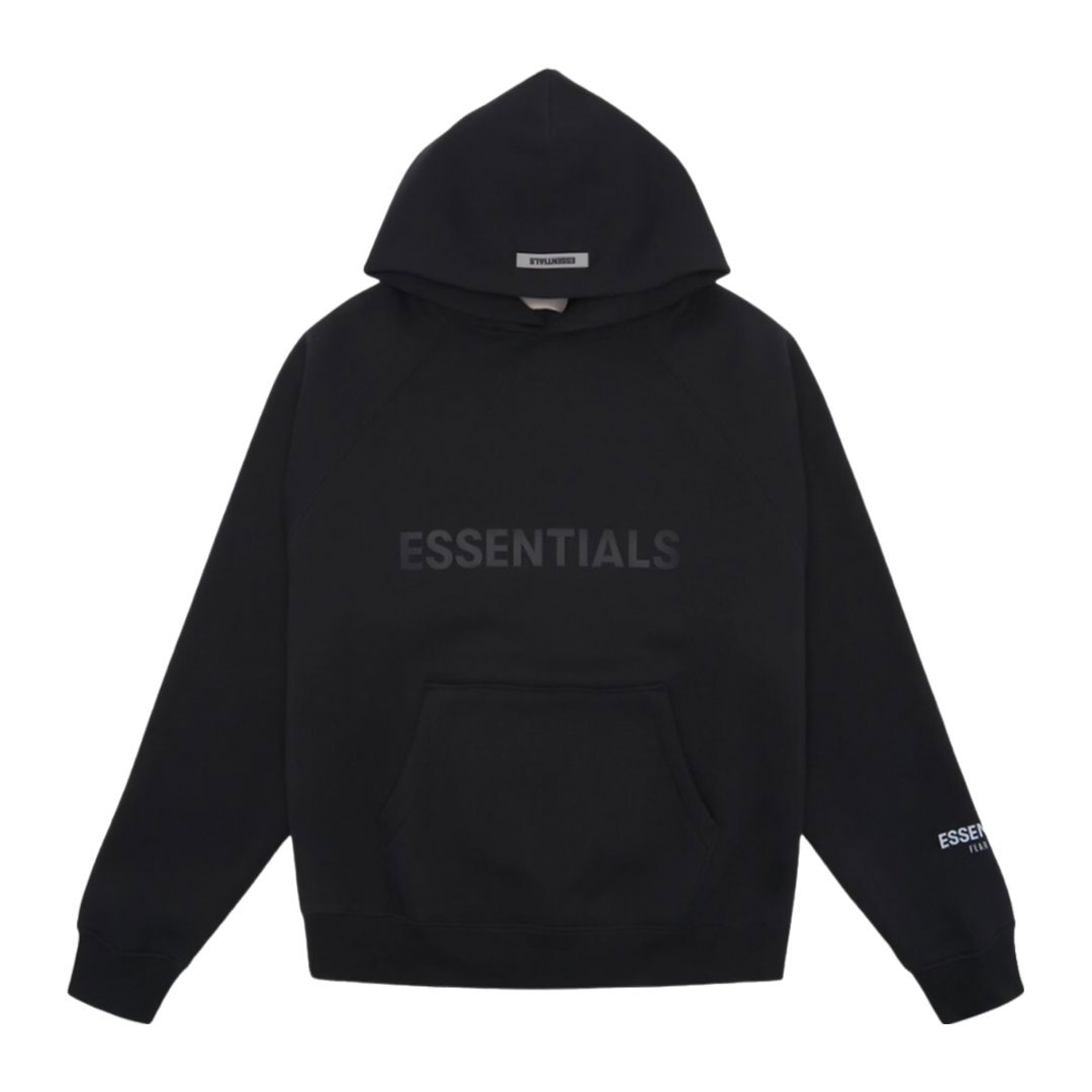 "ESSENTIALS" Hoodie Black (SS20)
