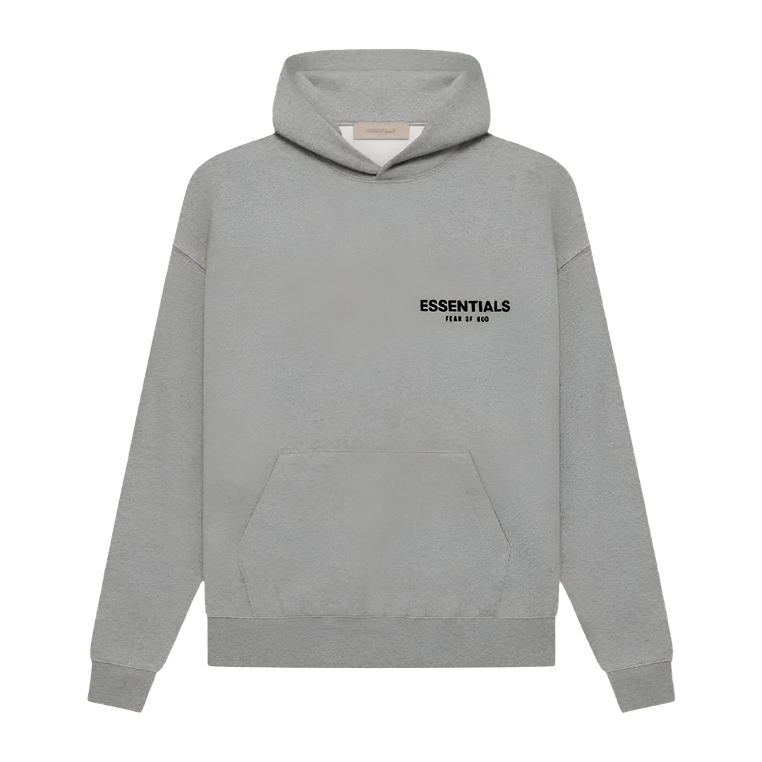 "ESSENTIALS" Hoodie Dark Oatmeal (SS22)
