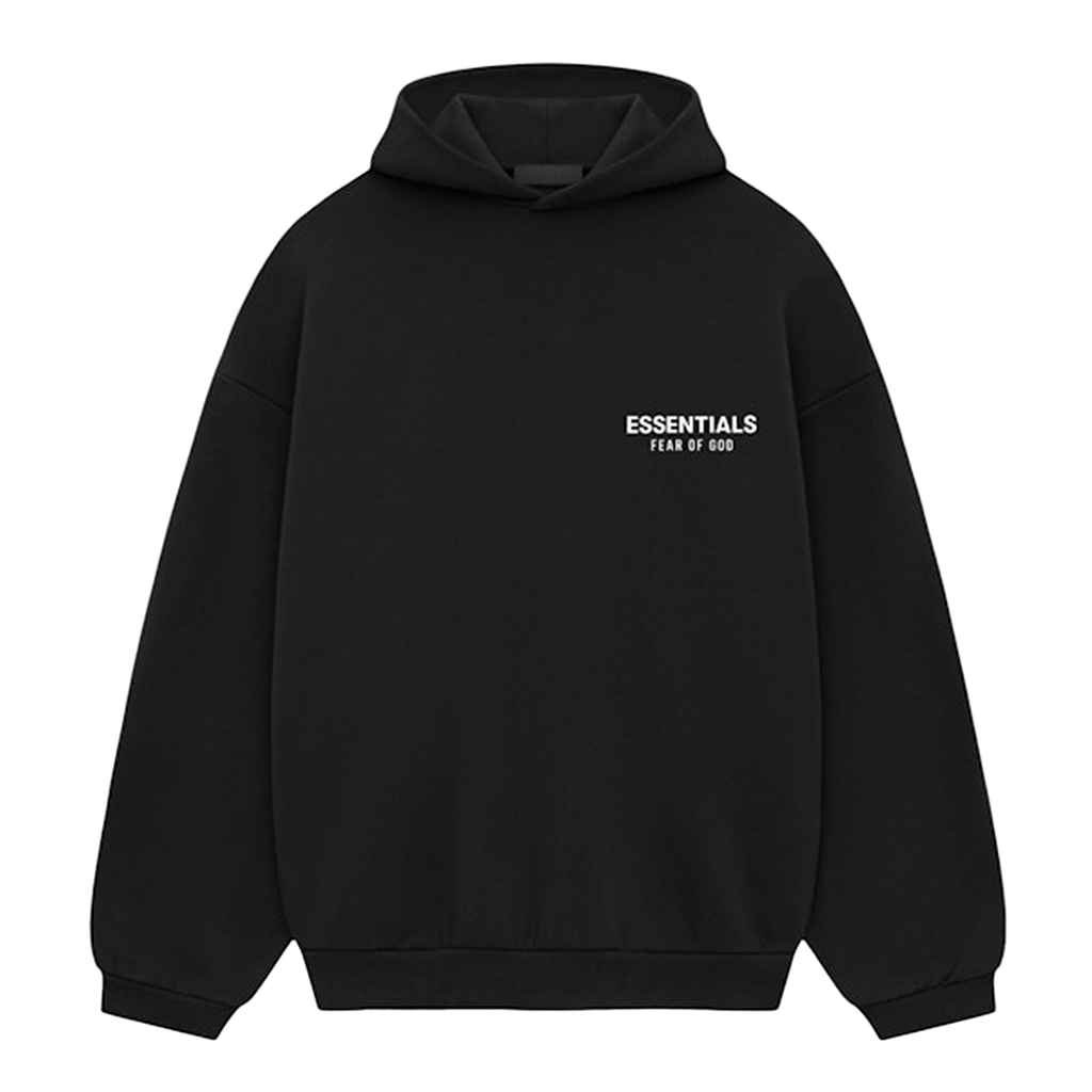 "ESSENTIALS" Hoodie Holiday Black (FW24)