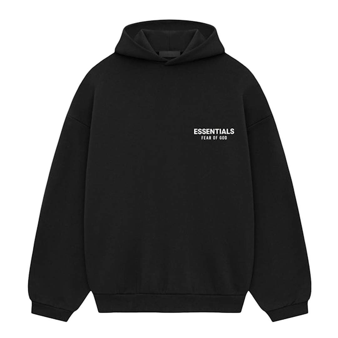 "ESSENTIALS" Hoodie Holiday Black (FW24)