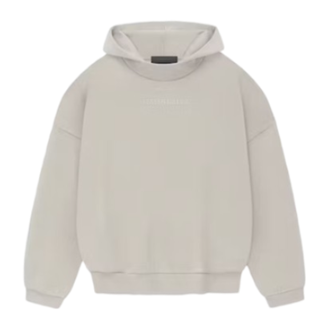 "ESSENTIALS" Hoodie Silver Cloud (FW23)