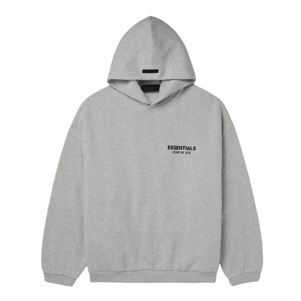 "ESSENTIALS" Hoodie Holiday Light Heather Grey (FW24)