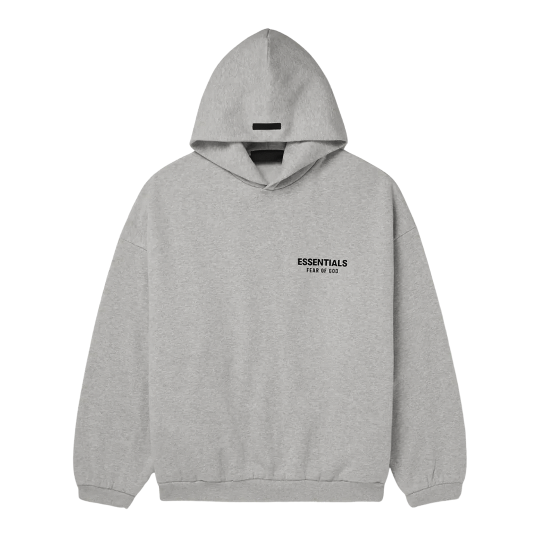"ESSENTIALS" Hoodie Holiday Light Heather Grey (FW24)