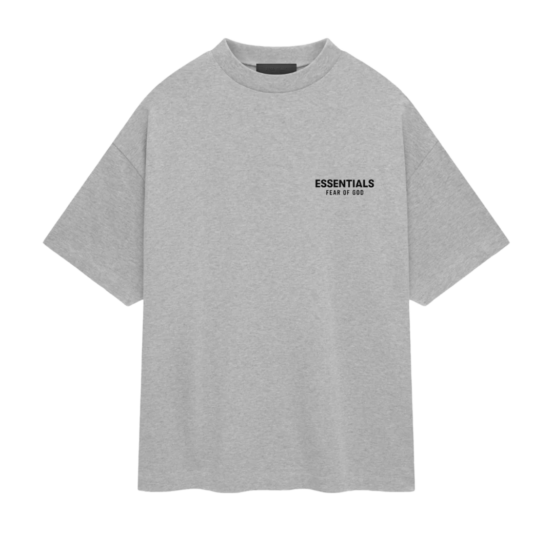 "ESSENTIALS" T-shirt Holiday Light Heather Grey (FW24)