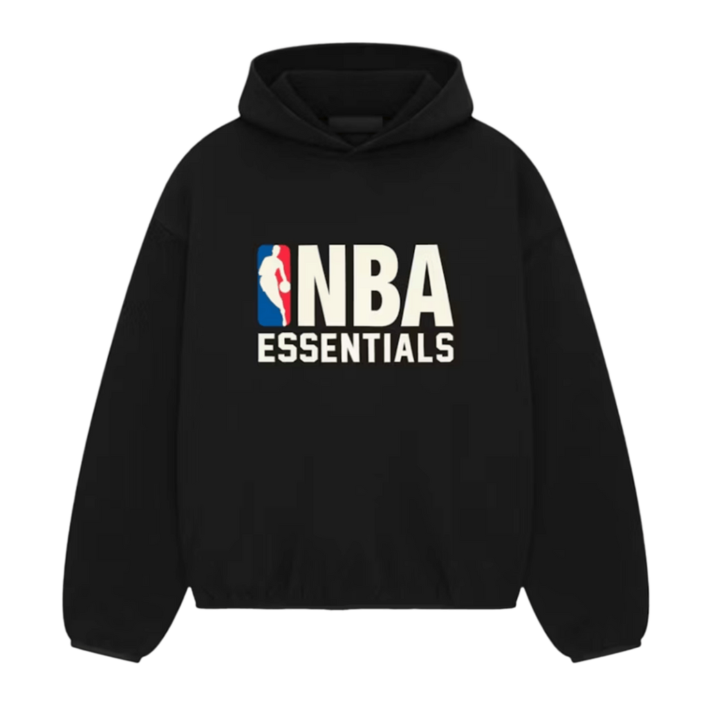 "ESSENTIALS" x NBA Hoodie Black (FW24)