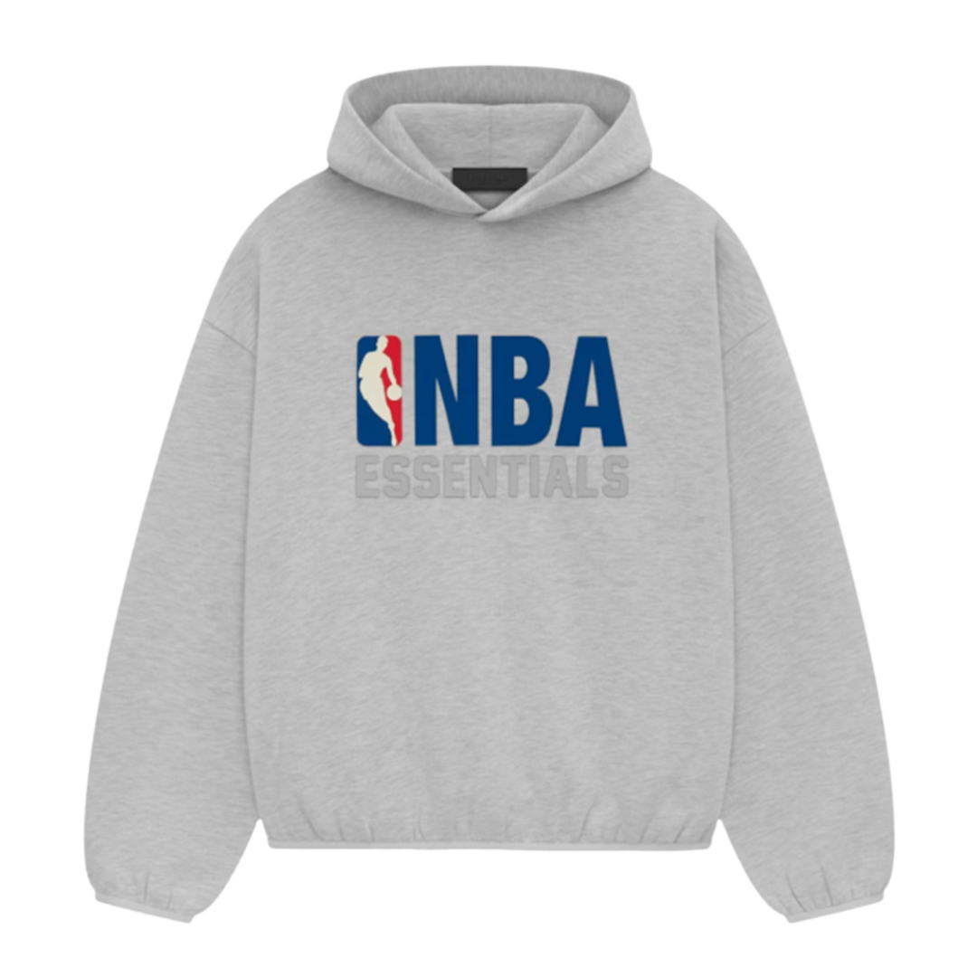 "ESSENTIALS" x NBA Hoodie Grey (FW24)
