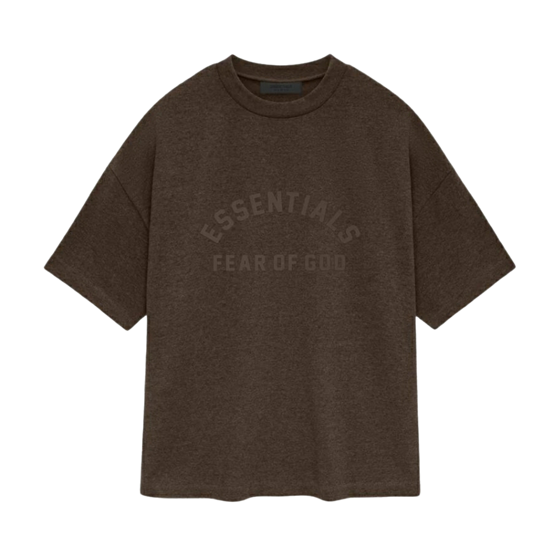 "ESSENTIALS" T-shirt Heavy Jersey Heather Wood (SS24)