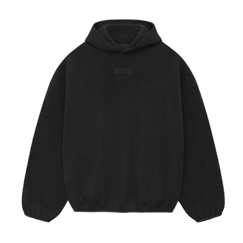 "ESSENTIALS" Hoodie BLACK (S/S) (SS24)
