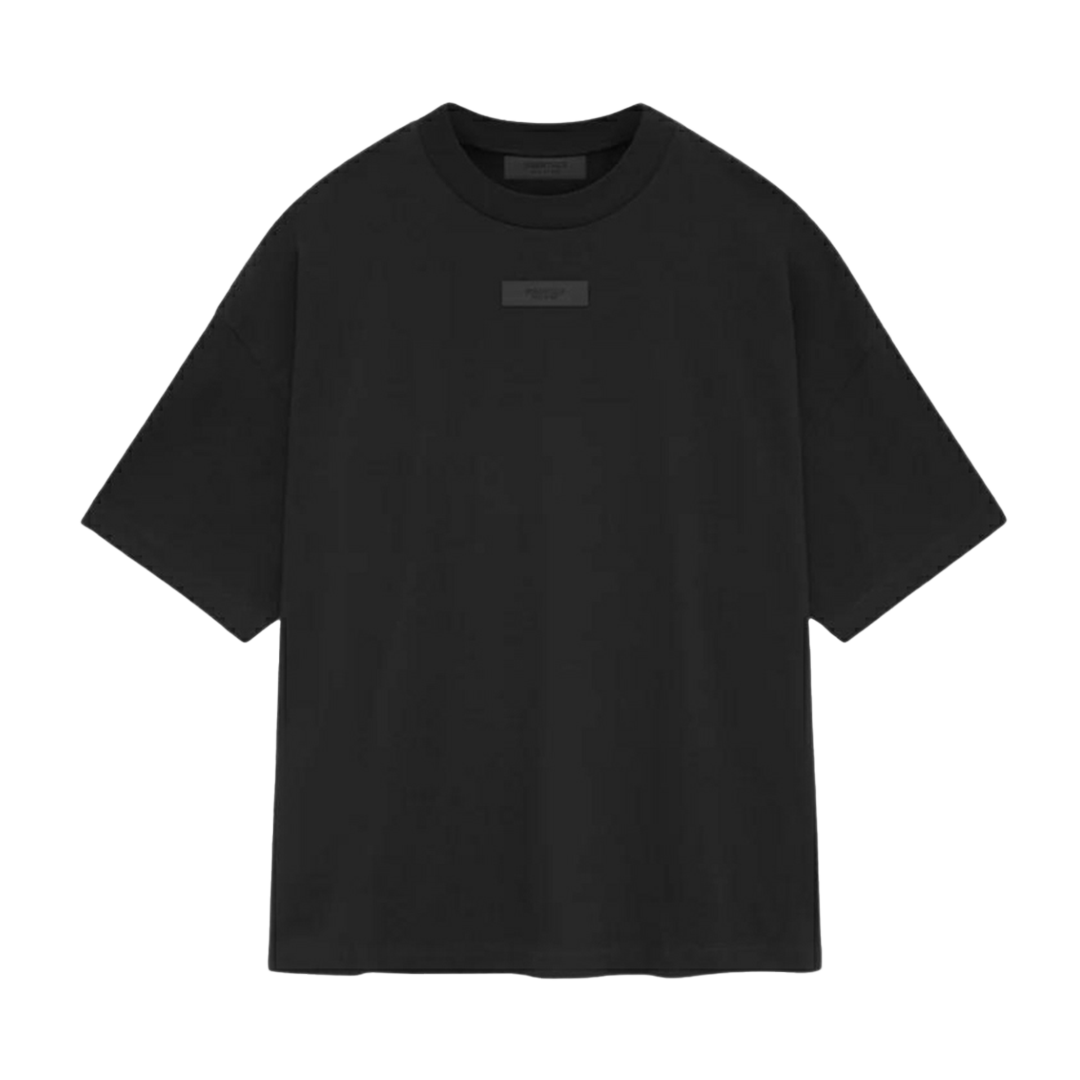 "ESSENTIALS" T-shirt Black S/S (SS24)