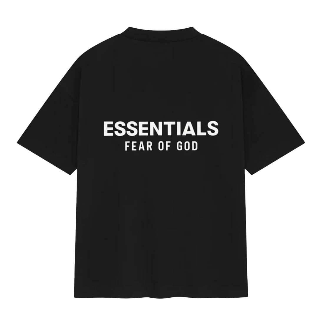 "ESSENTIALS" T-shirt Classic Collection Jet Black (SS25)