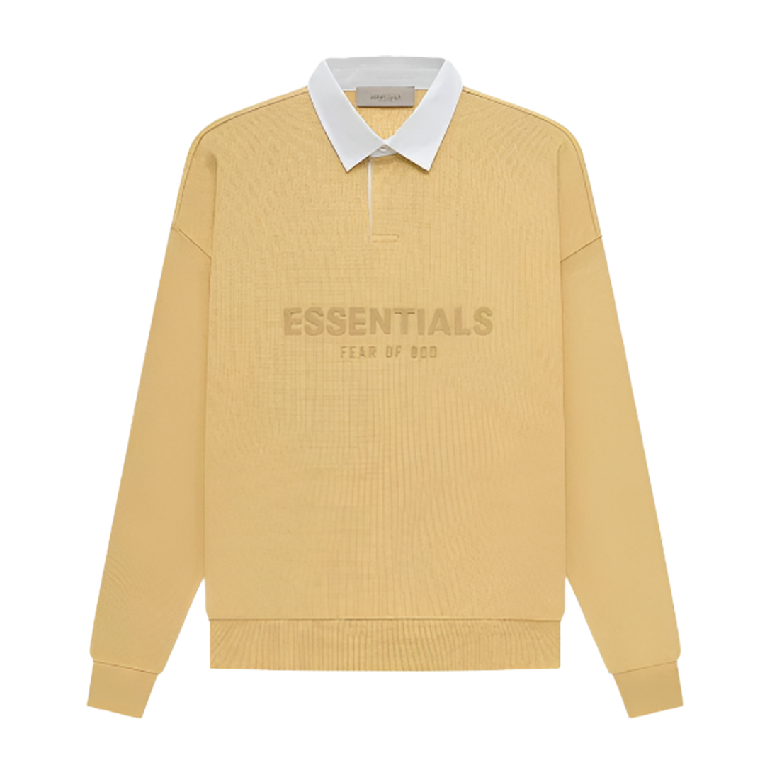 "ESSENTIALS" Waffle Henry Rugby Light Tuscan (SS23)